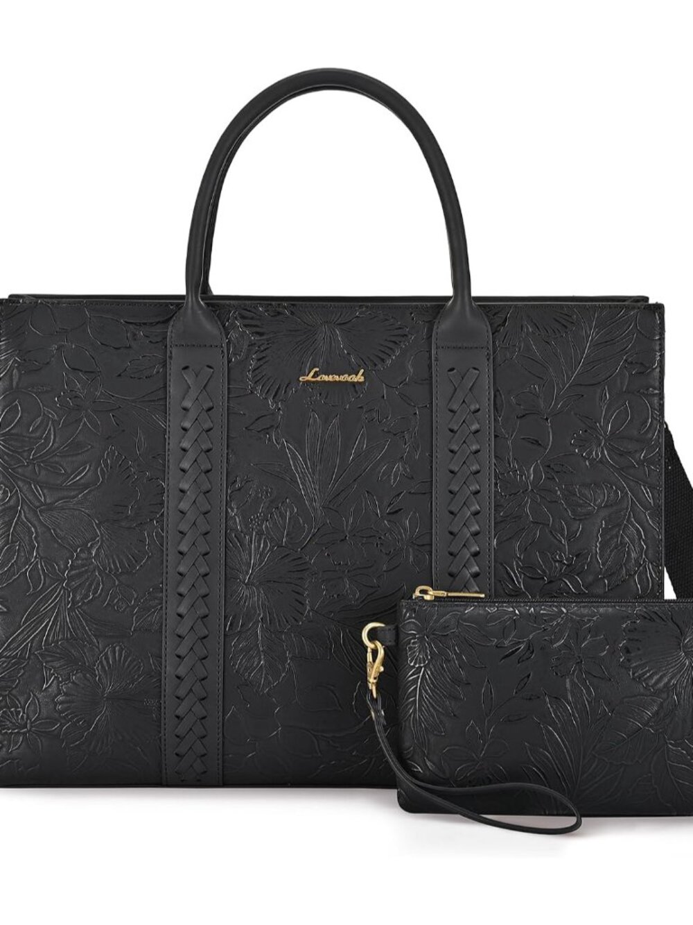 Laptop Bag for Women, Vintage Leather Work Bags, Professional Computer Bag Lapto